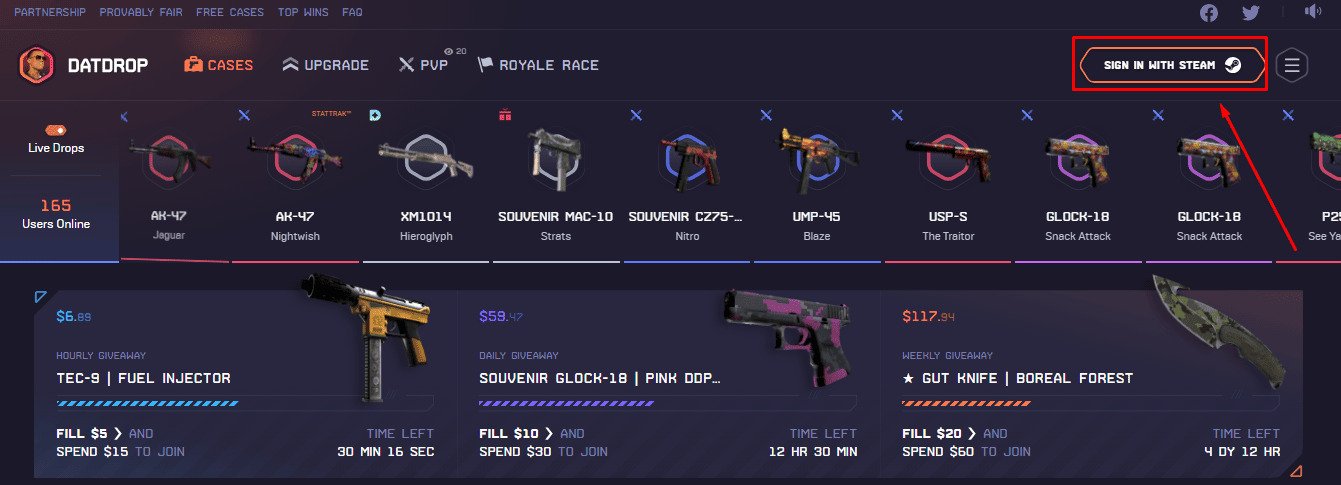 Acesse sua conta no DatDrop