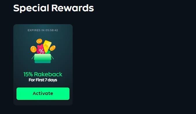 Clique em “Ofertas Especiais”