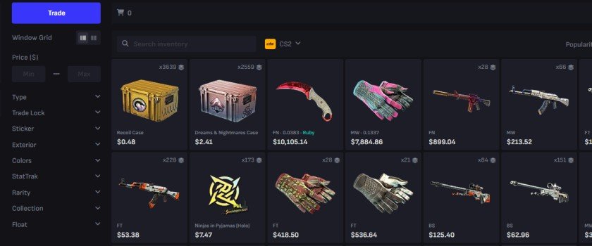 Trocas de Skins no CS2