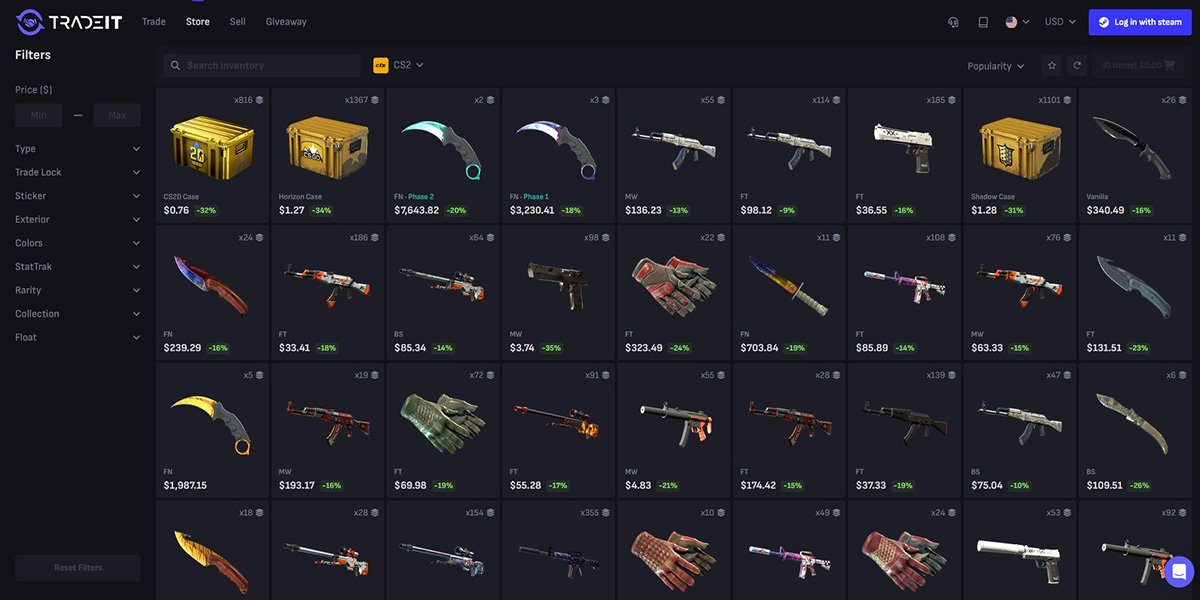 Avaliando o Valor das Skins de CS2